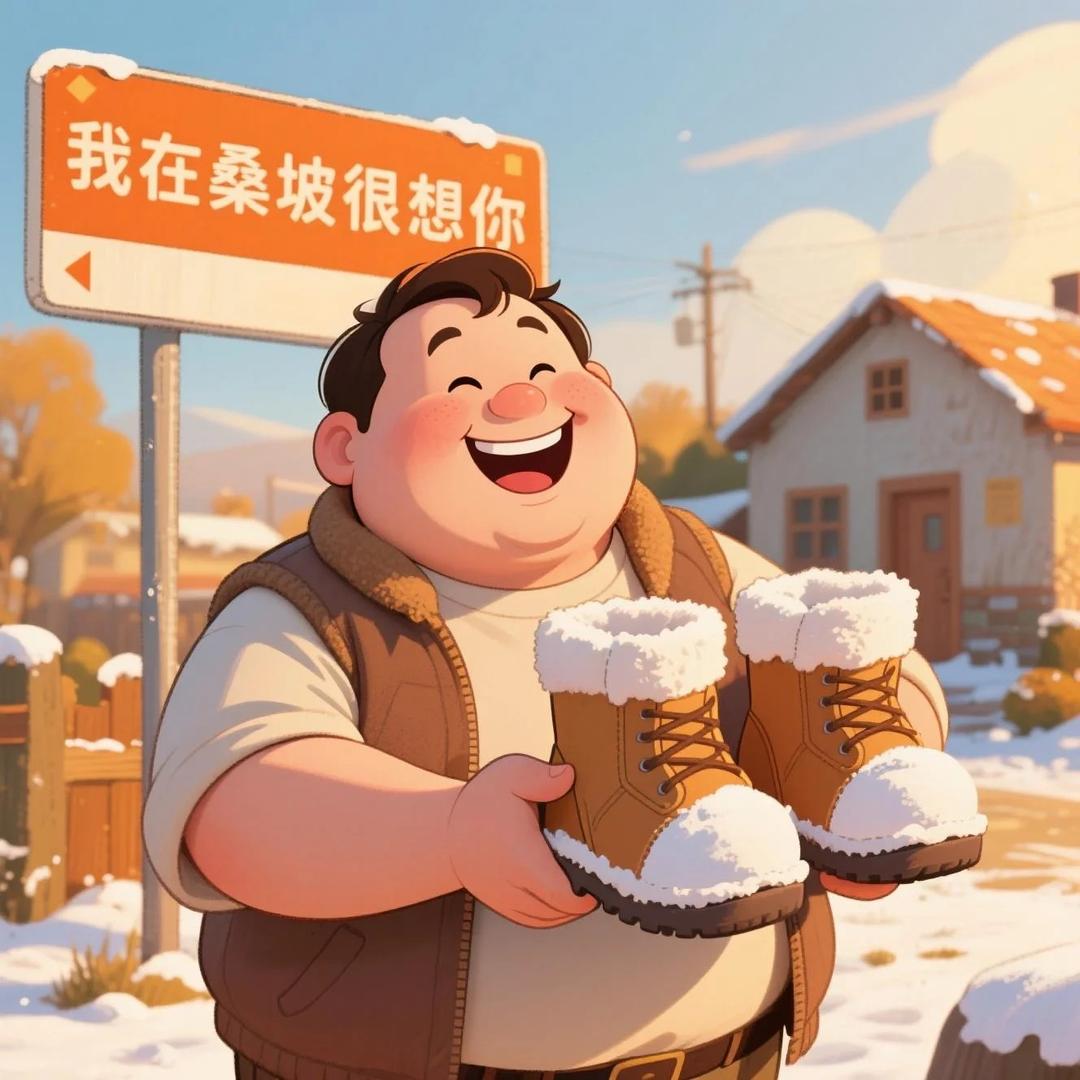 桑坡胖厂长雪地靴直发