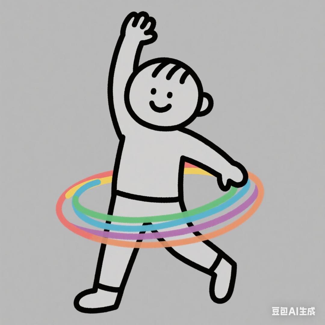 艳儿跳操呼啦圈