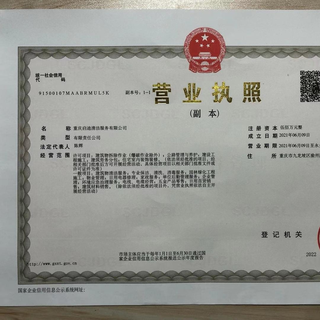 重庆启迪清洗公司