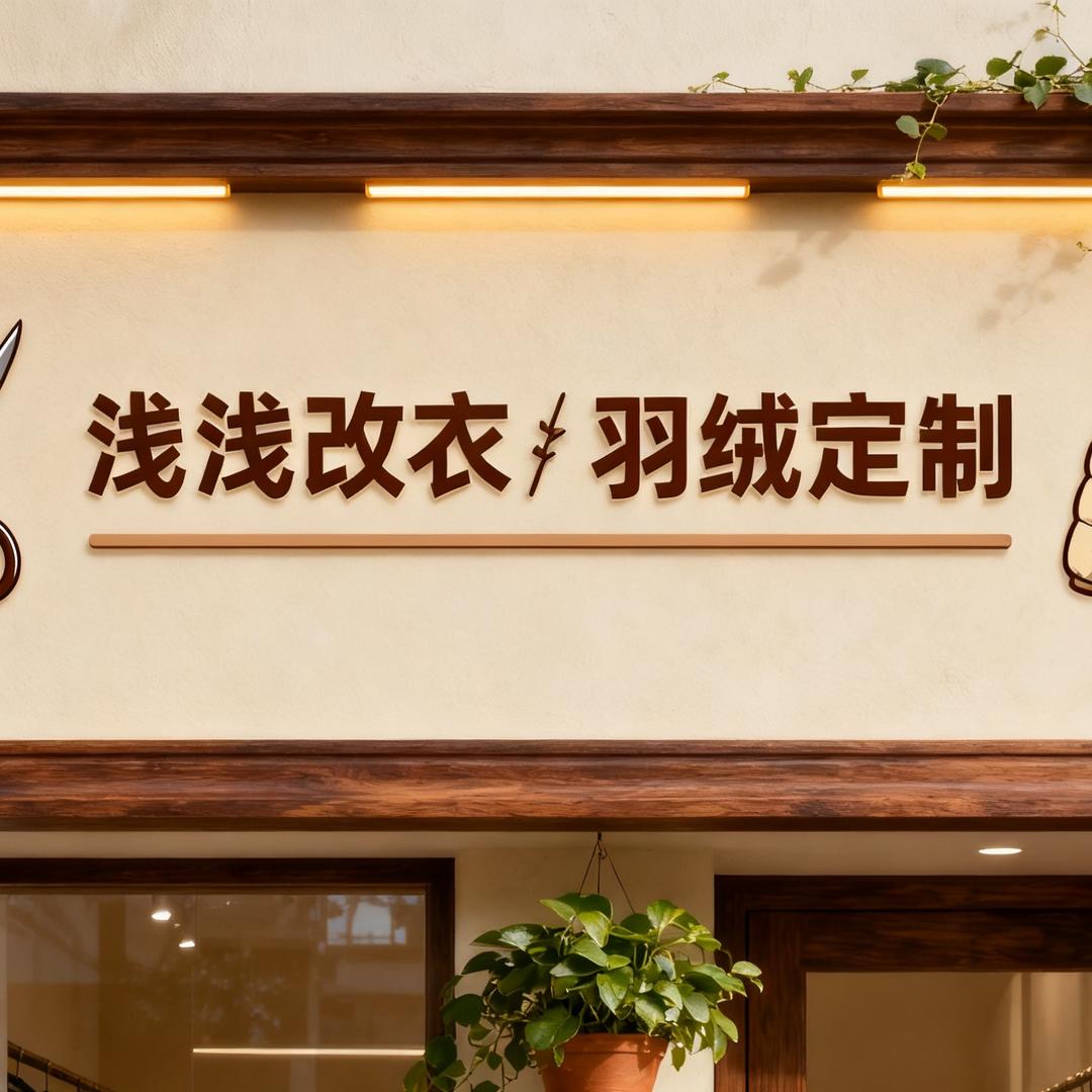 浅浅改衣&羽绒定制