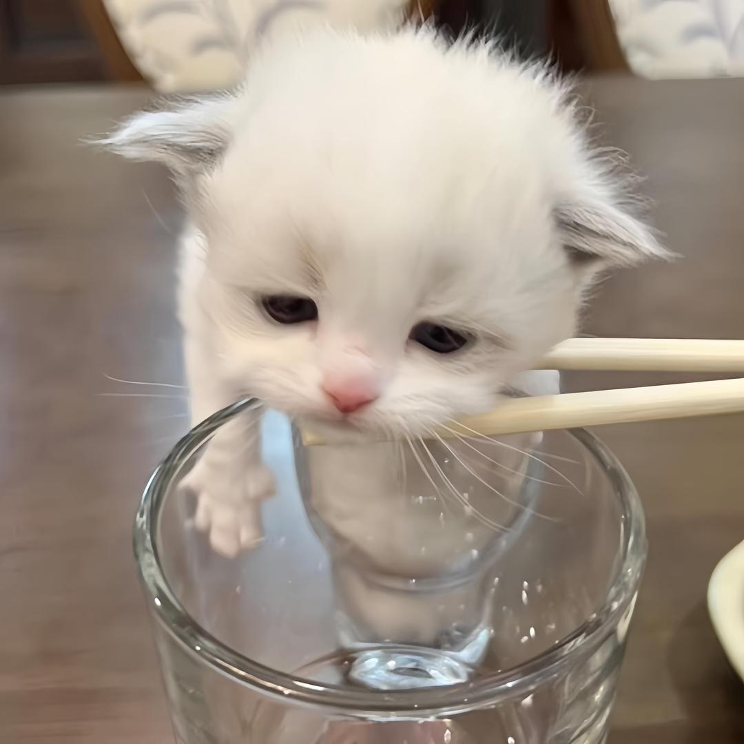 一颗萌萌的猫头