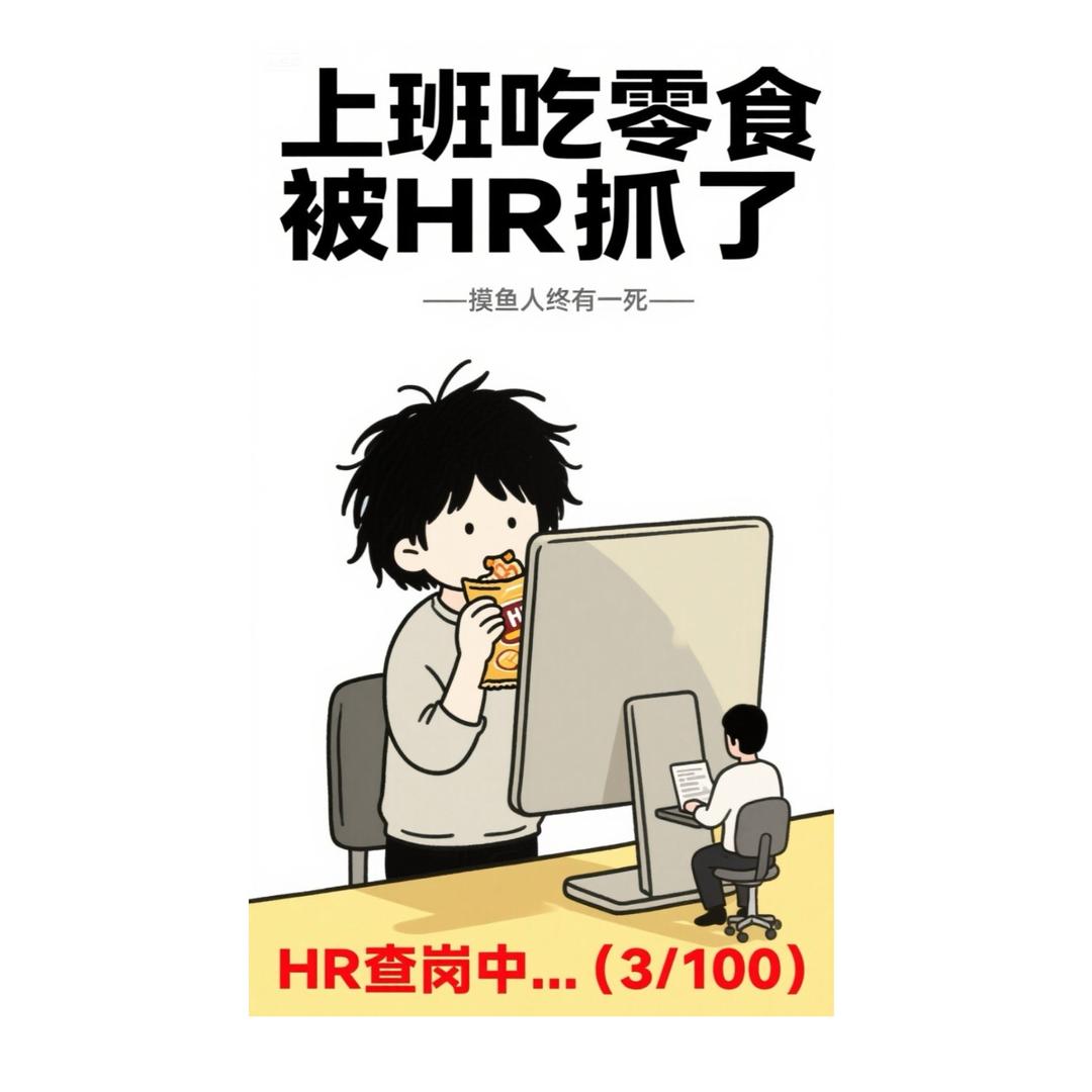 上班吃零食被HR抓了