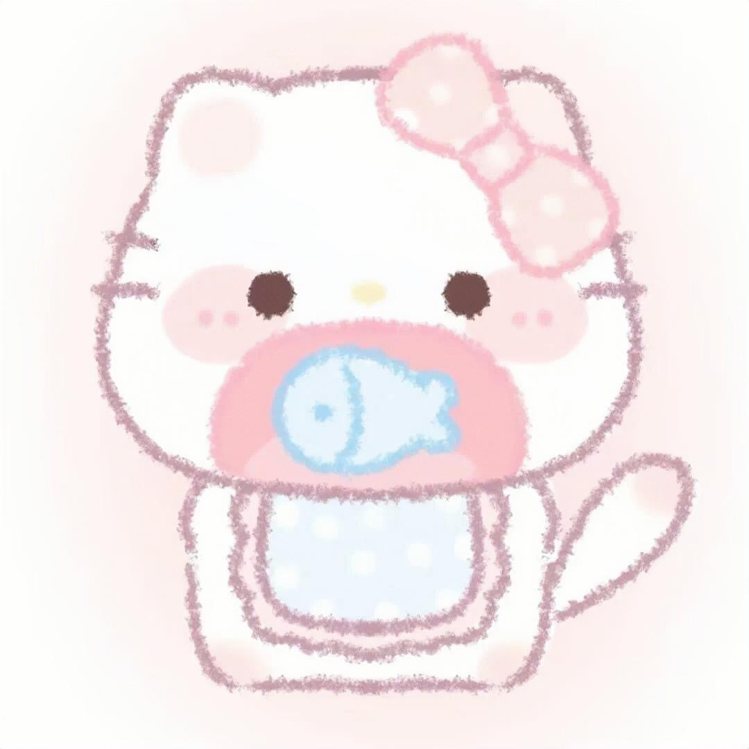 小猫吃魚