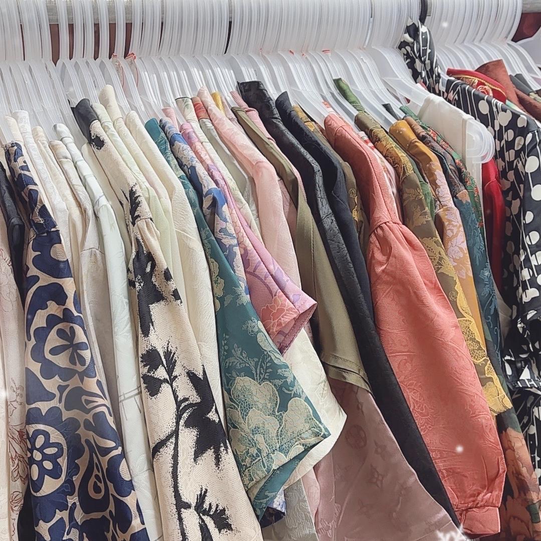 瑞锦丝绸妈妈装女装