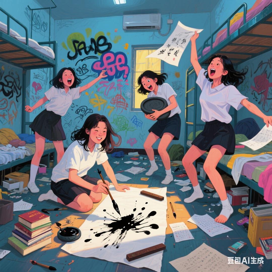 疯疯癫癫的文房四宝