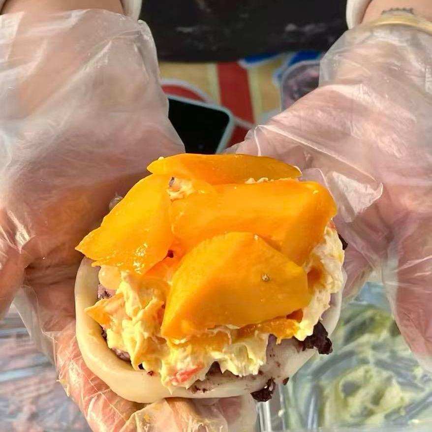 手工水果奶酪麻糍