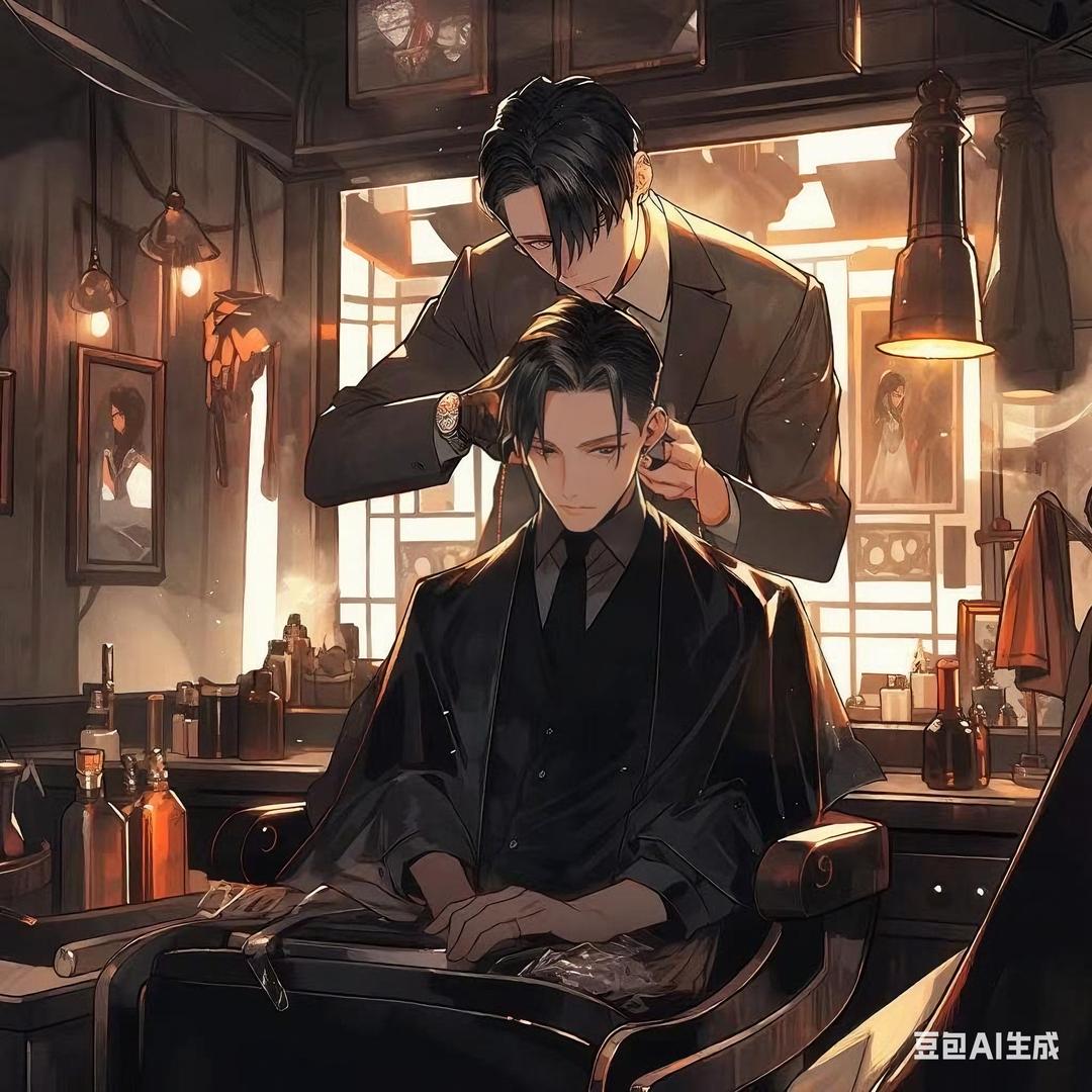 A阿海 男士风格剪烫