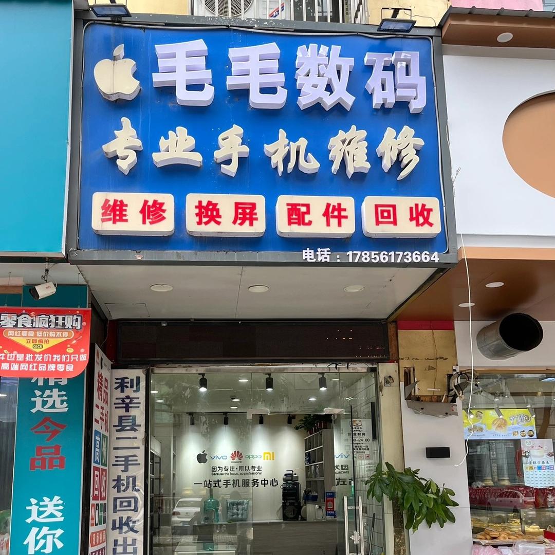 利辛毛毛数码手机维修店·（神话对面）