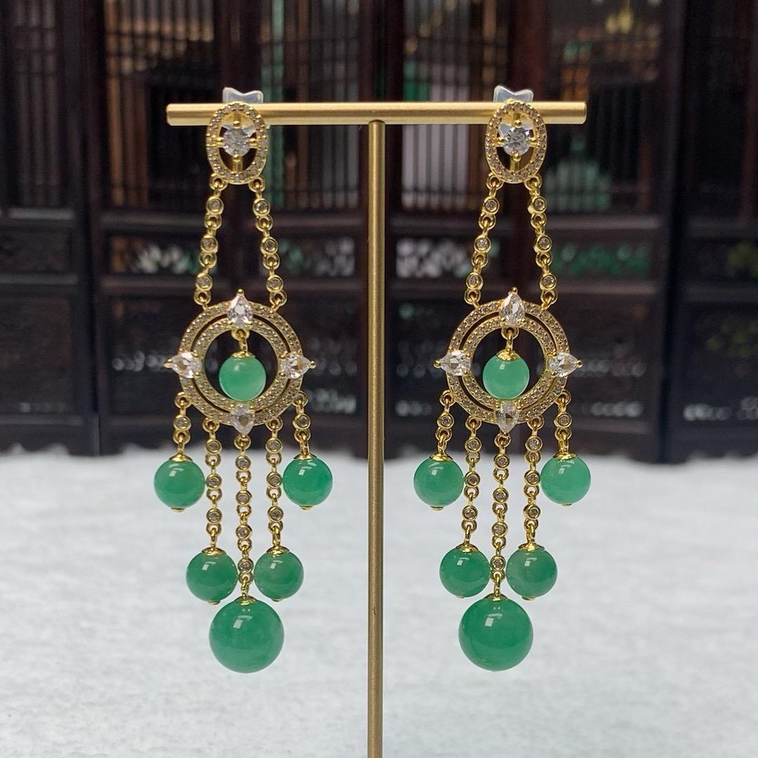 一竹原创精品非洲翠独龙玉