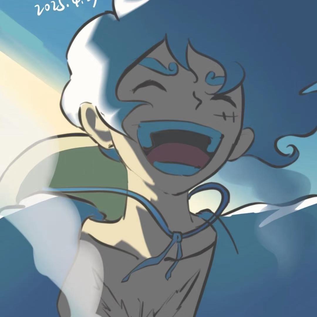 星星眨眨眼月儿画问号