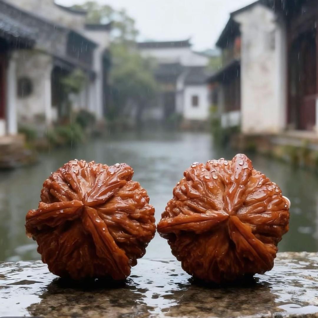 婉玉文玩（青皮成品对）