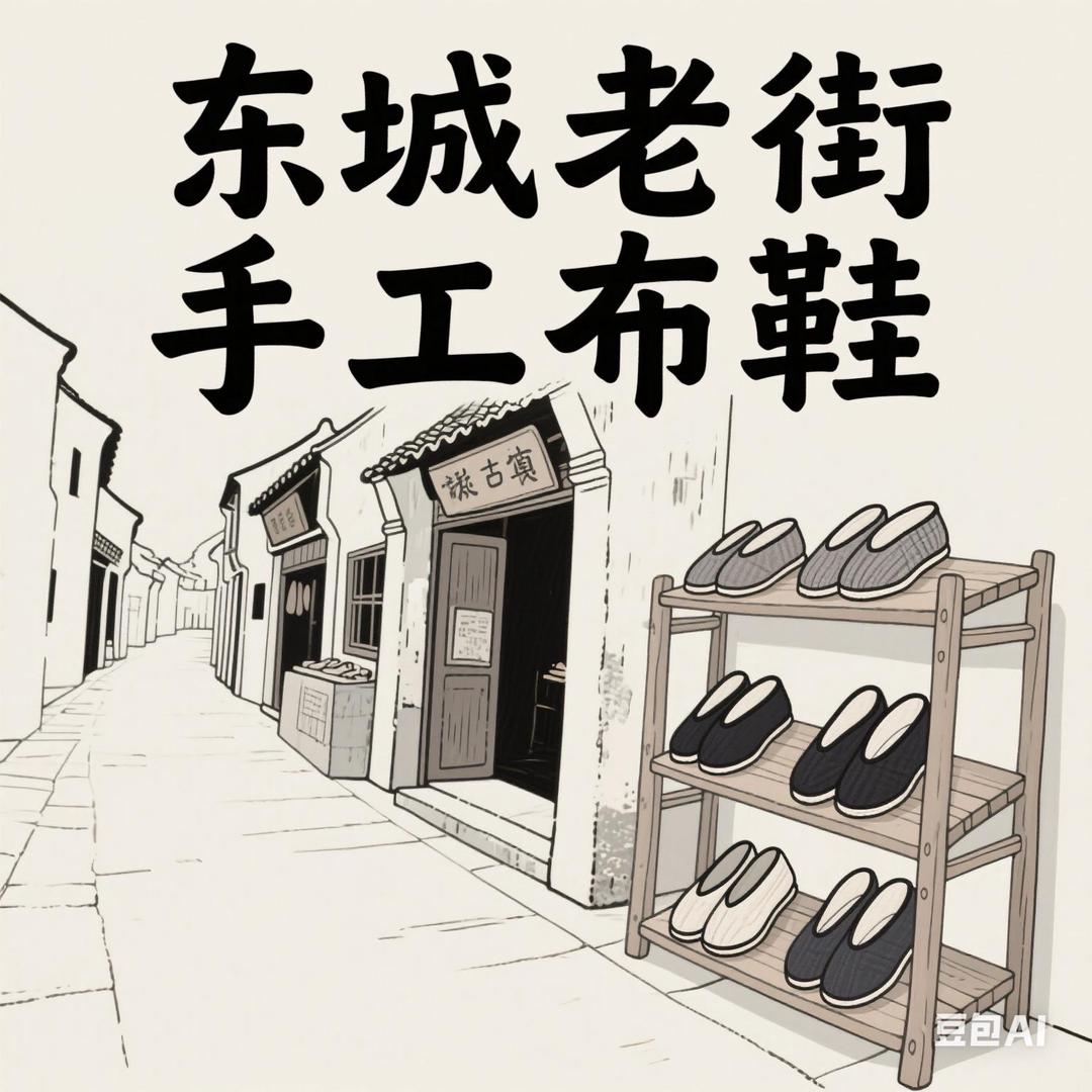 东城老街手工布鞋