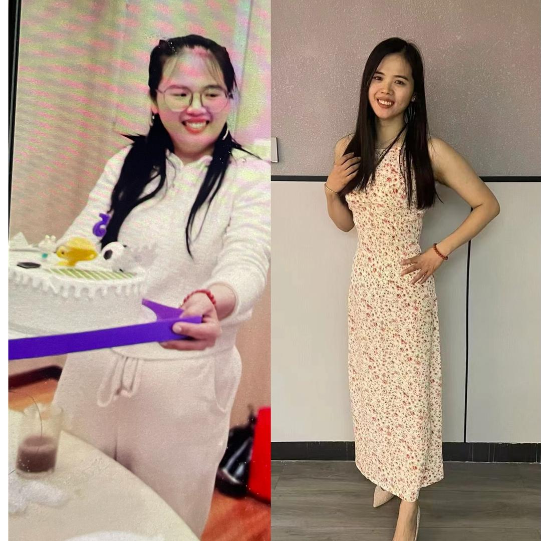 小明喝水剪52斤变淑女