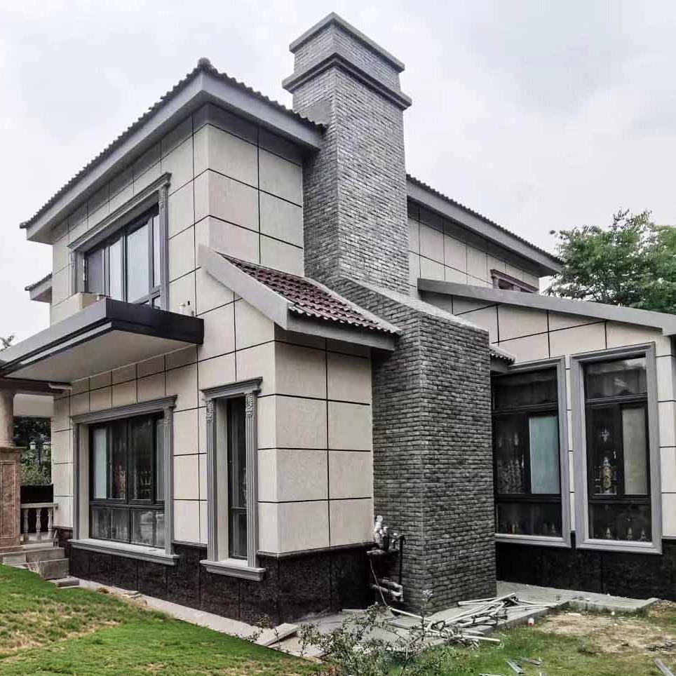 别墅用真岩®石装饰一体板