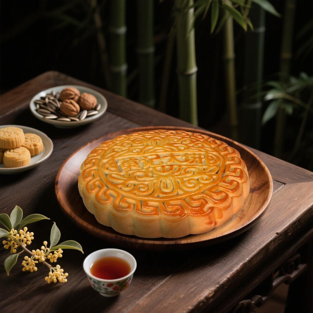 广式老五仁大月饼