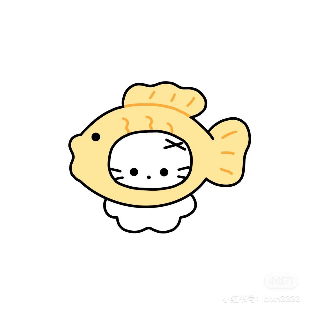 一条咸鱼（美甲）
