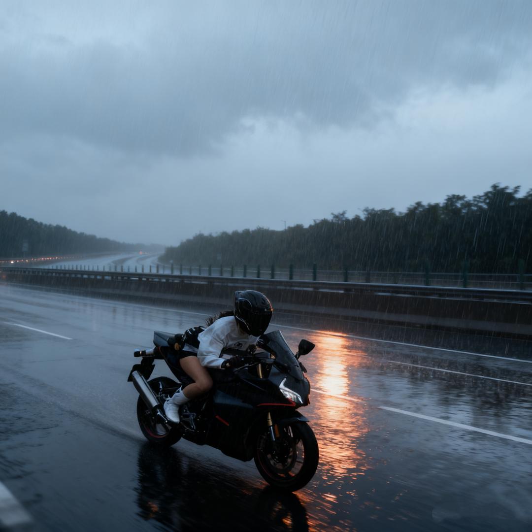 一个卖花的摩的佬😏