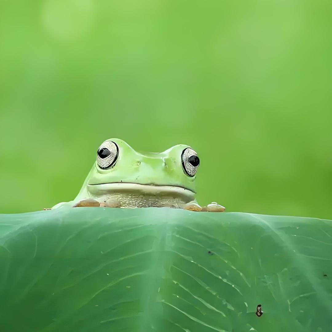 观雨的蛙