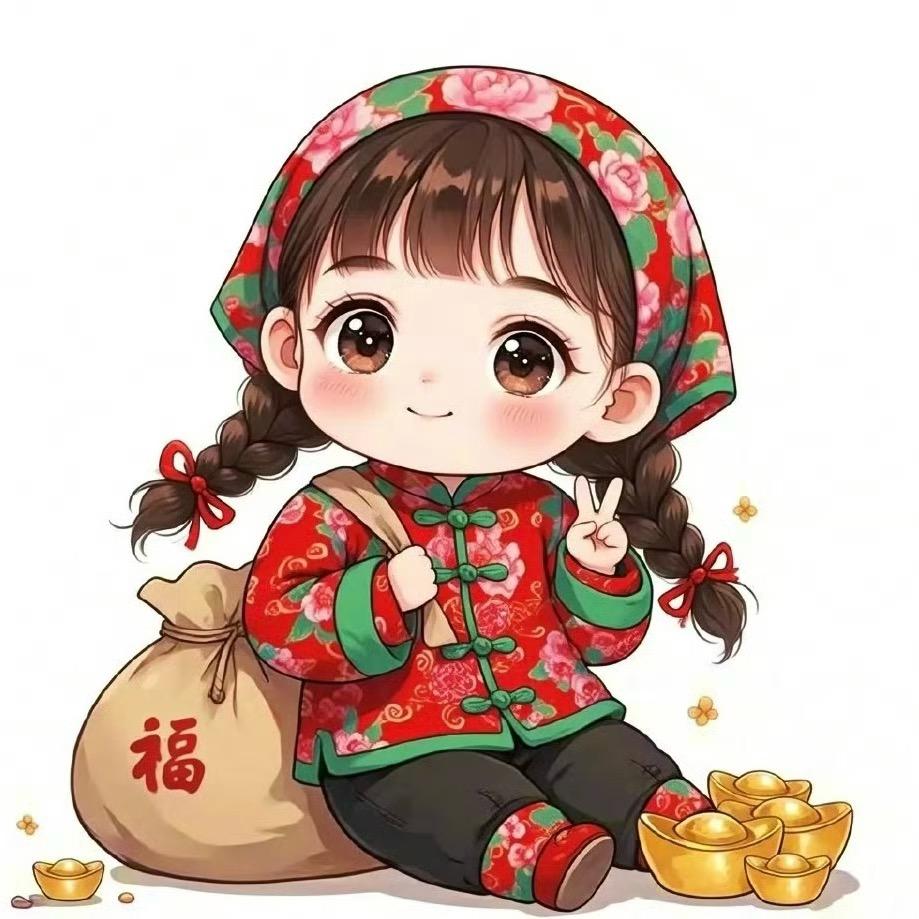 发财好运开心福小美