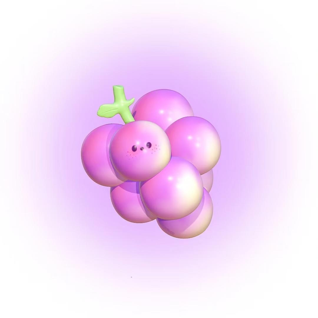 一颗紫葡萄
