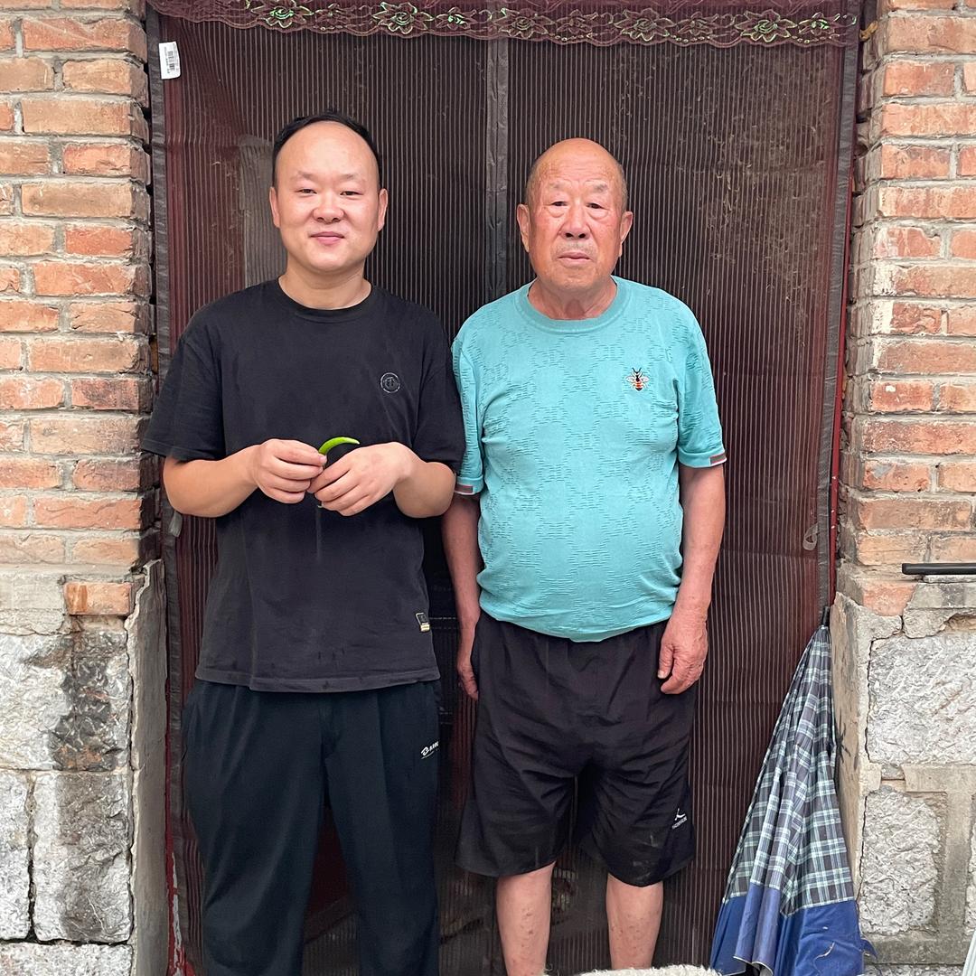 爷俩的农村生活