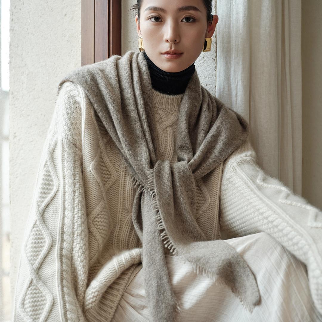 琪薇儿羊绒围巾