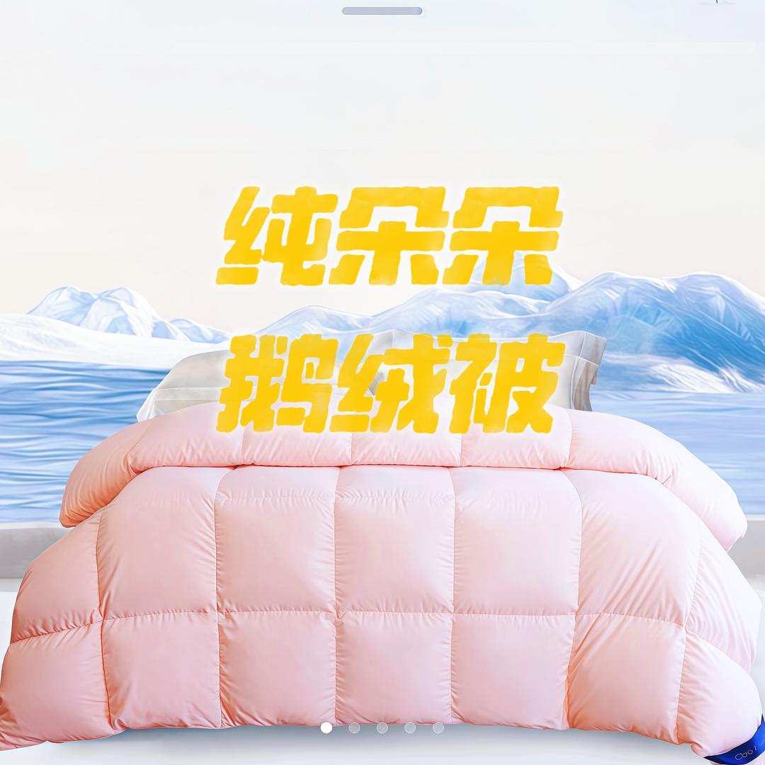 纯朵朵羽绒被蚕丝被定制