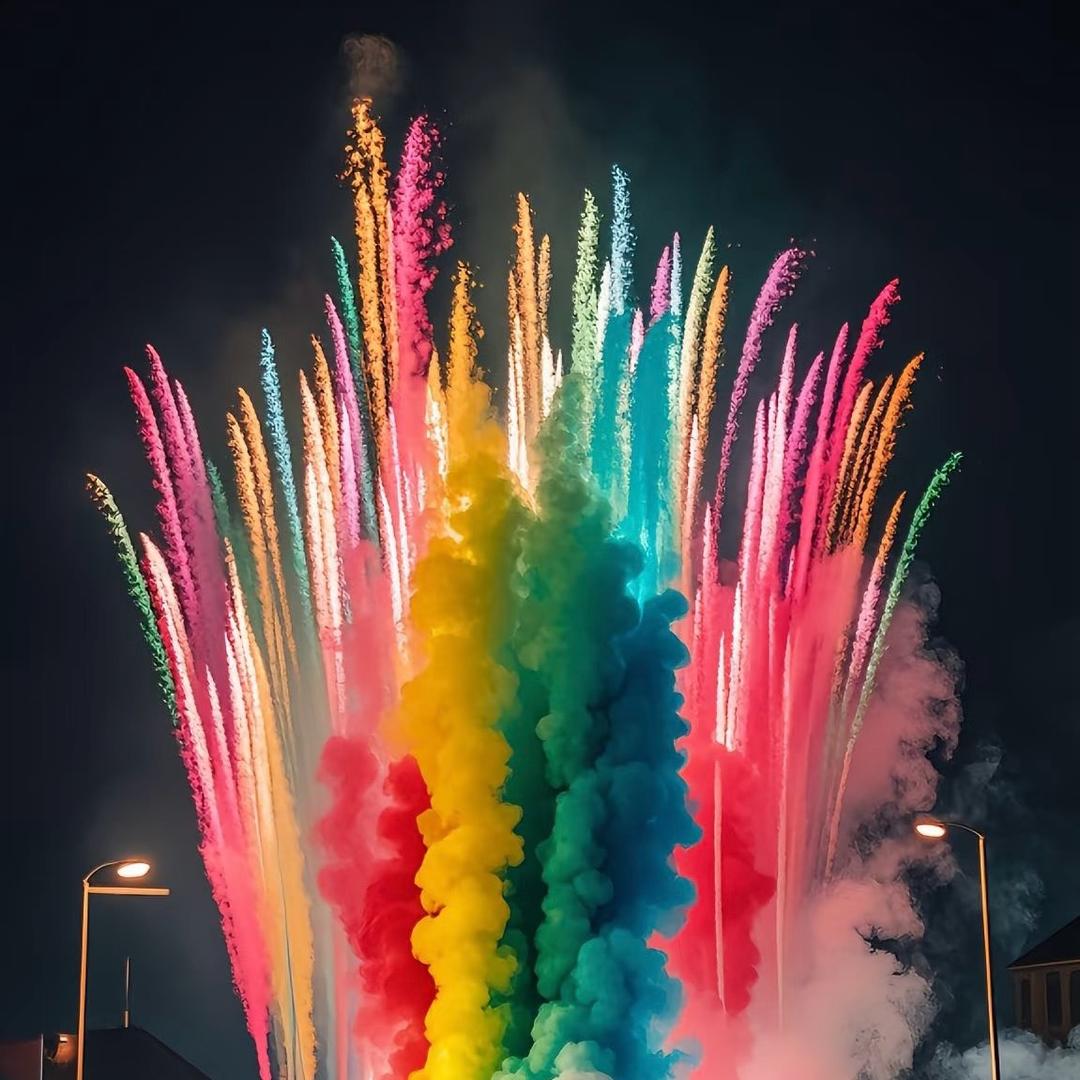 彩烟墙🌈