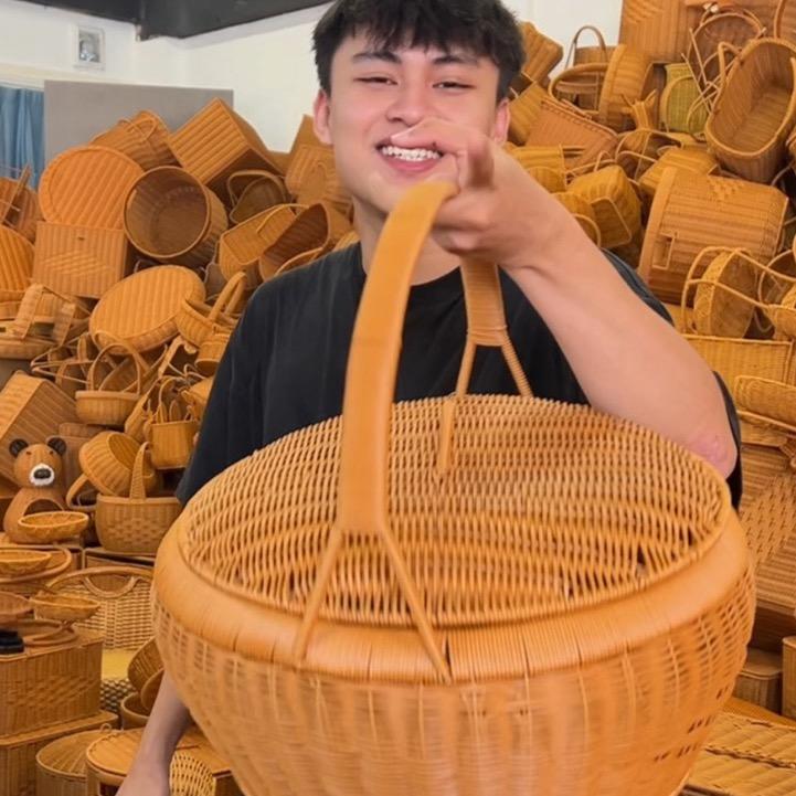 辉总藤编工艺品