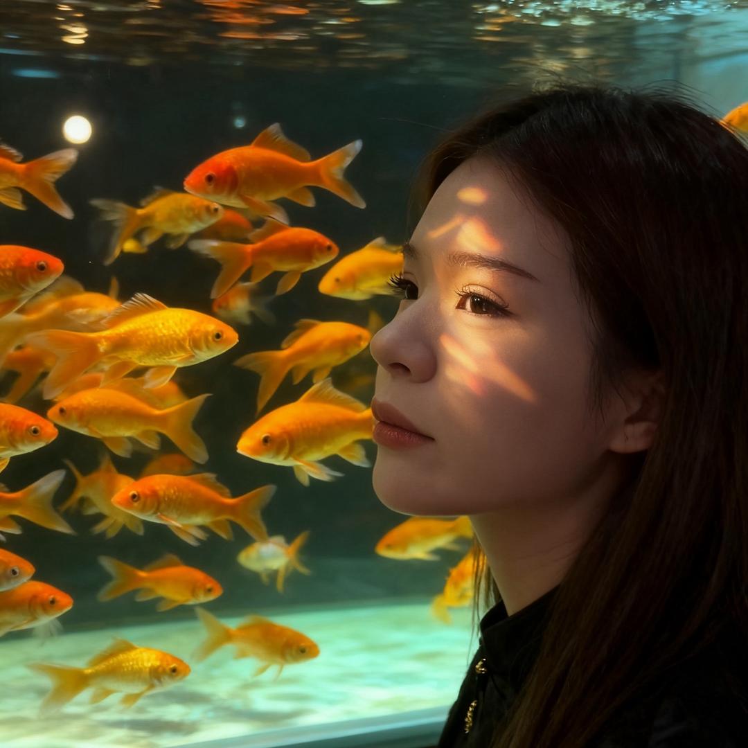 金鳞泰狮玛丽观赏鱼