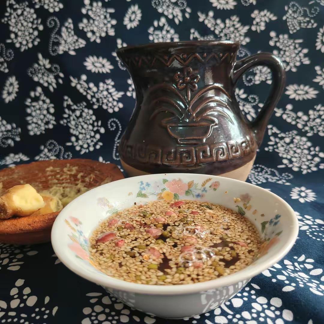 汨芝源姜盐豆子芝麻茶新号