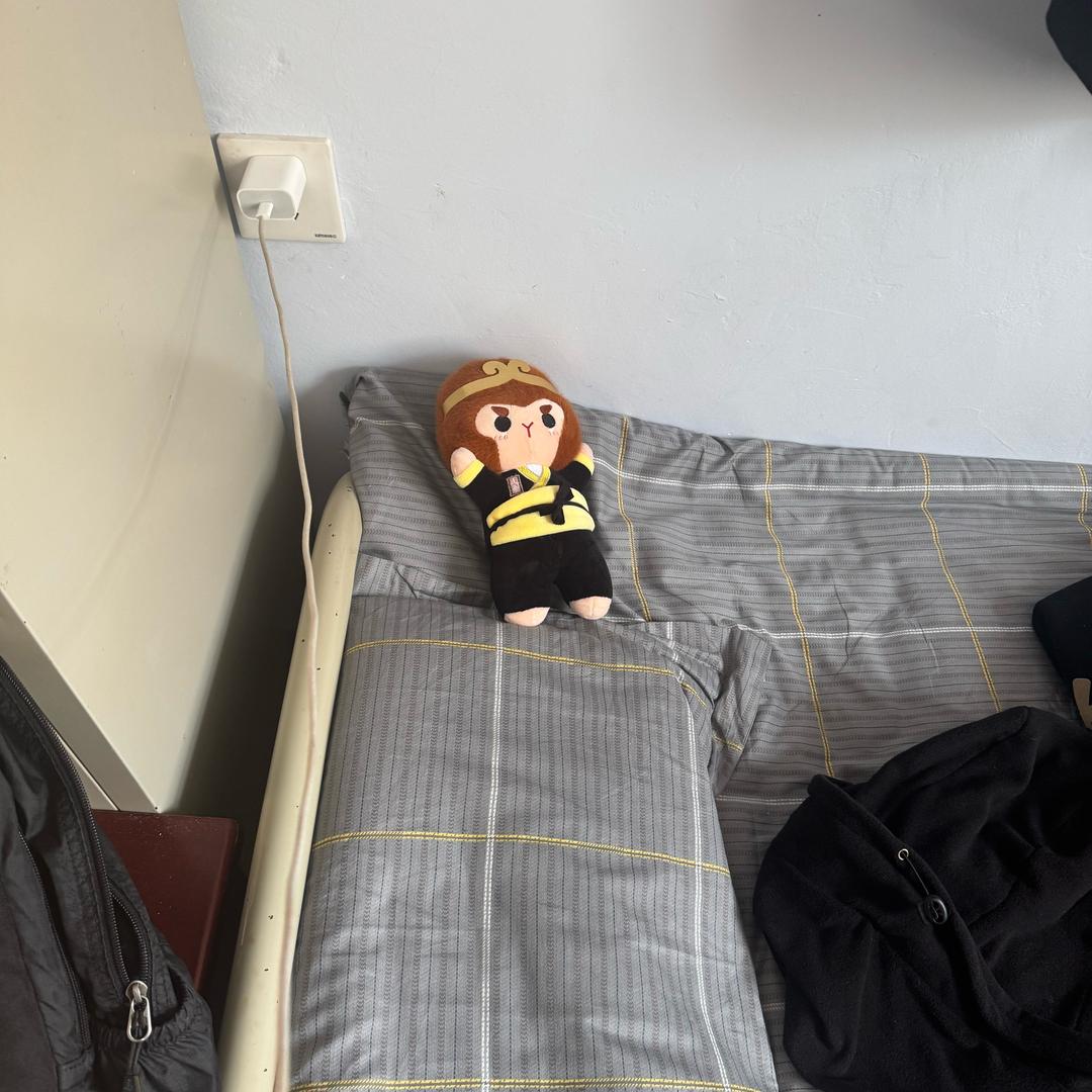 在偷看你