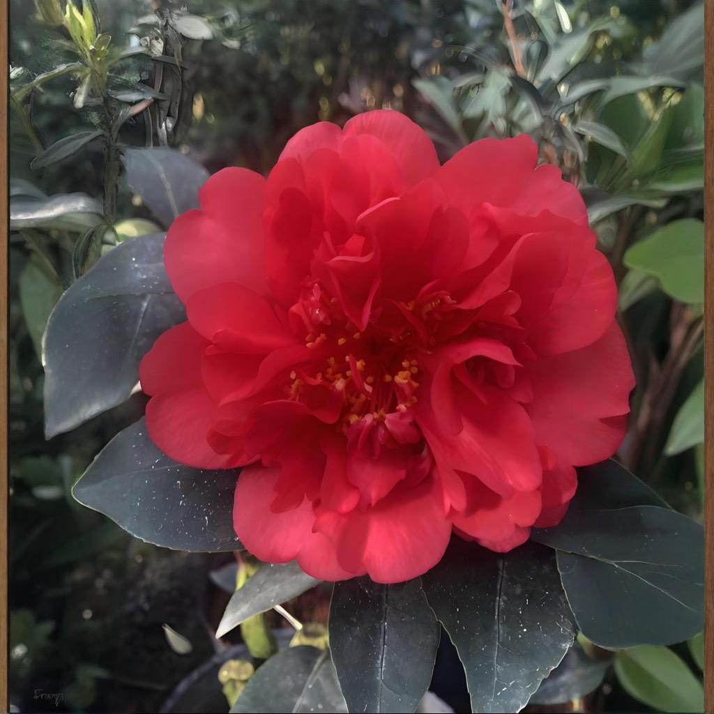 大表哥家的茶花