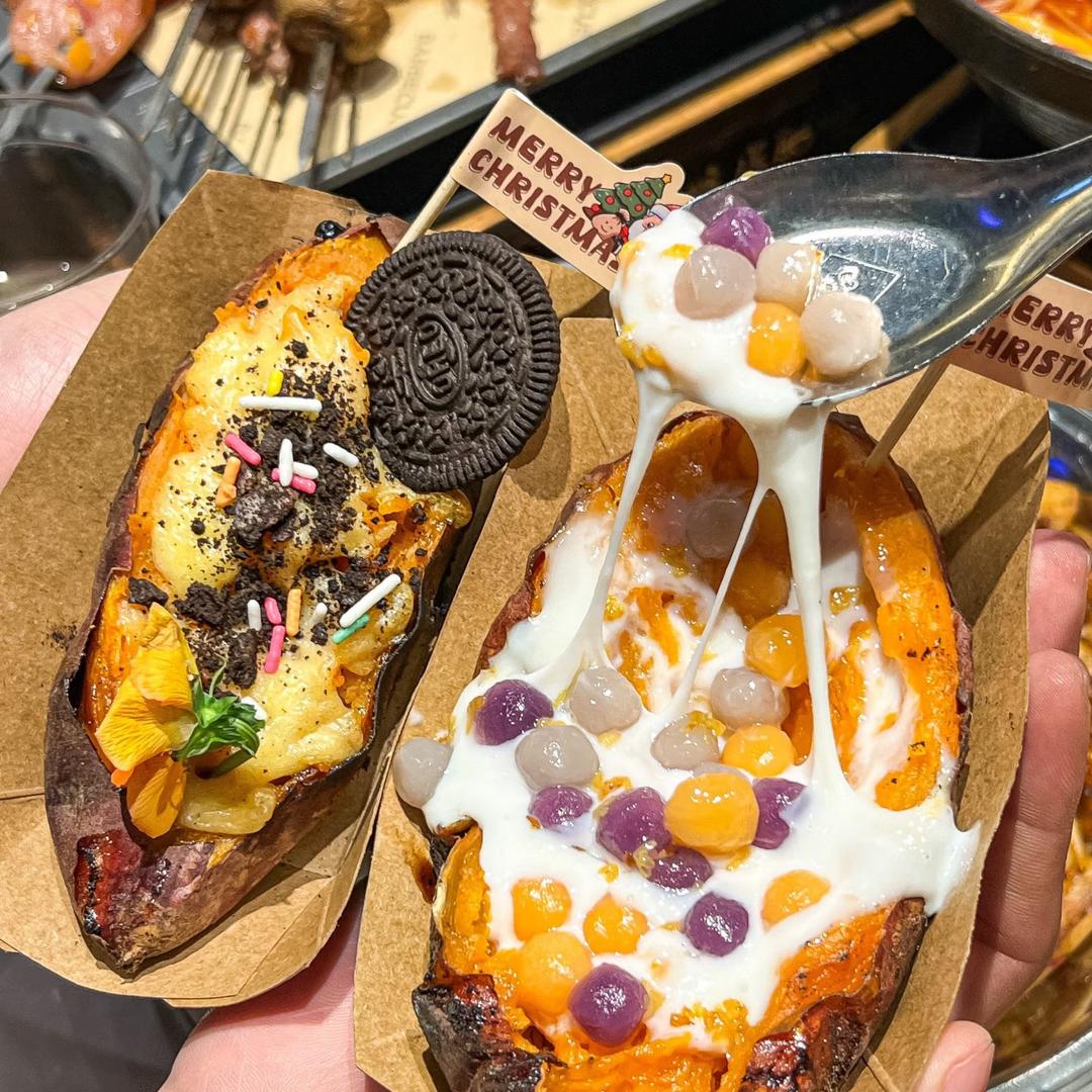 莒县首家花式烤地瓜