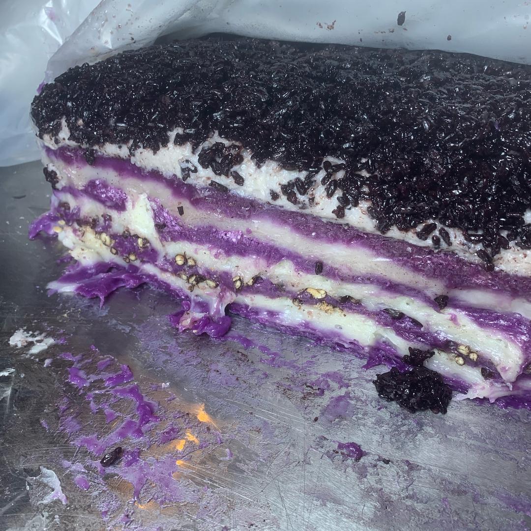 李村芋泥紫米年糕