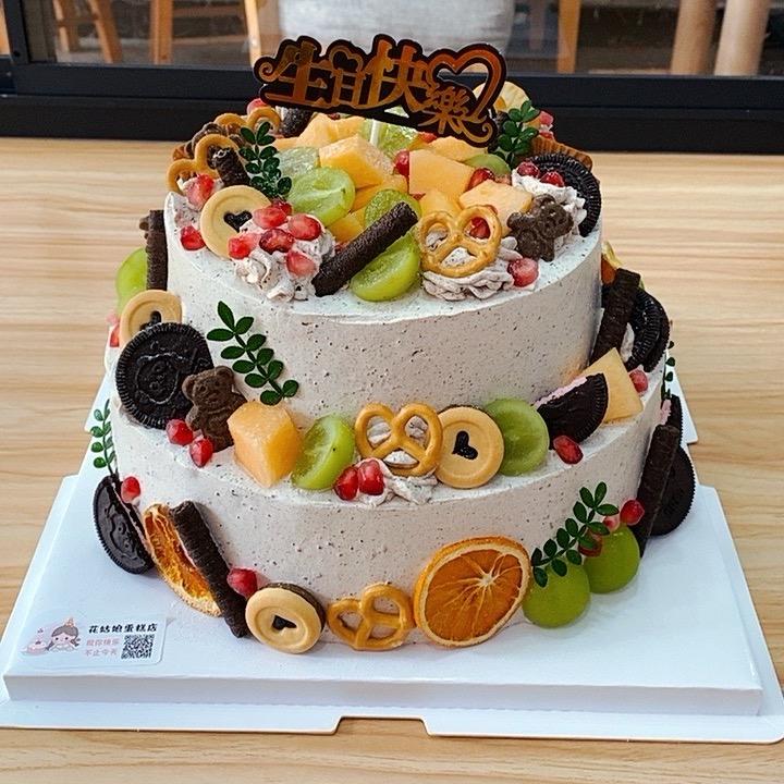 夏层铺花姑娘蛋糕店