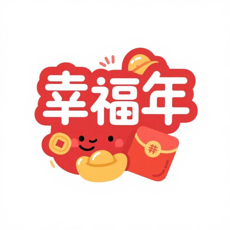 幸福年红包年货利是封