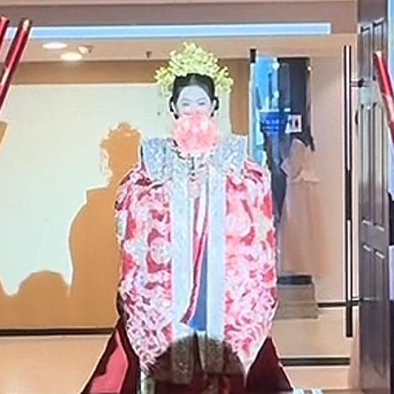 婚礼现场接亲了