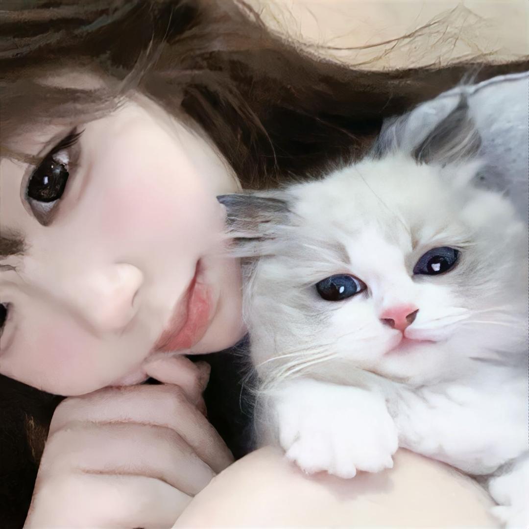 你压我头发啦