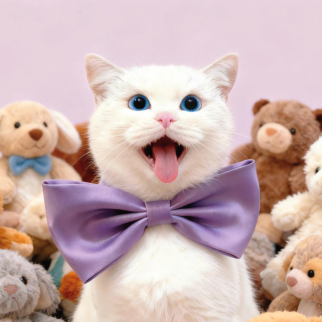 布丁是只混血咪