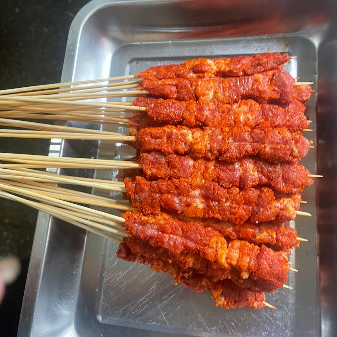 周记活龙猪肉串