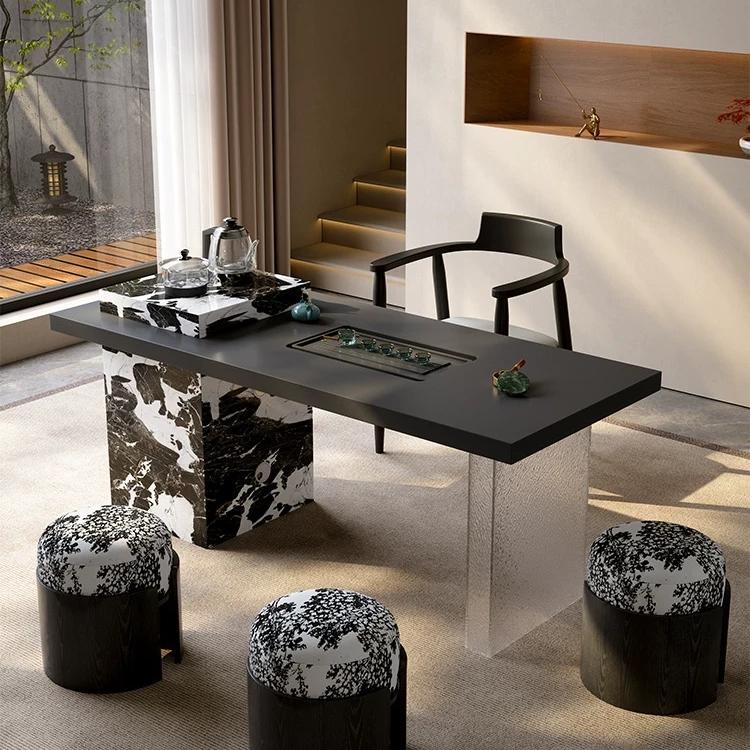 茶欢荟轻奢岩板茶台