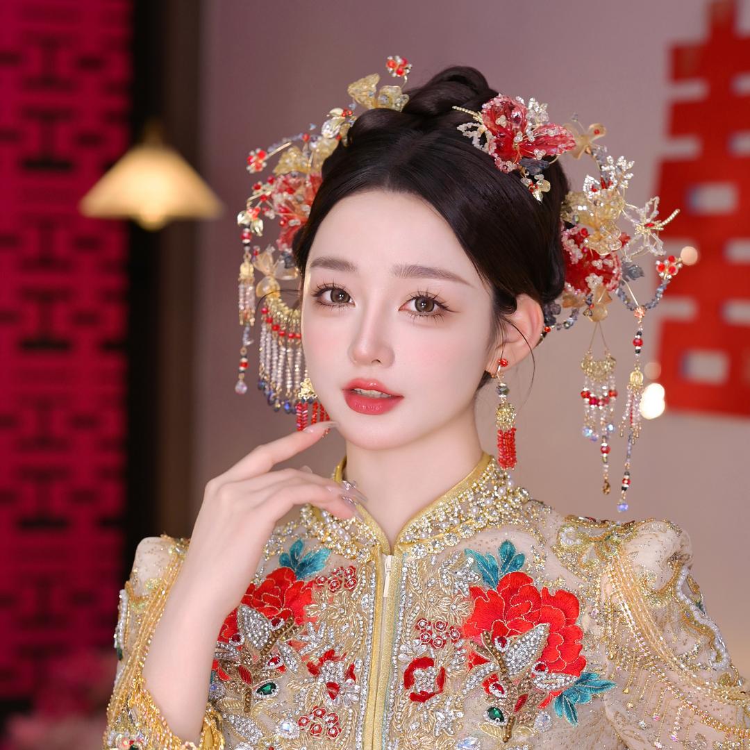 婉吟新娘头饰
