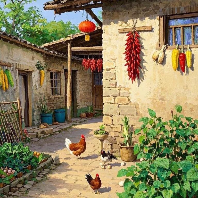 小小山村