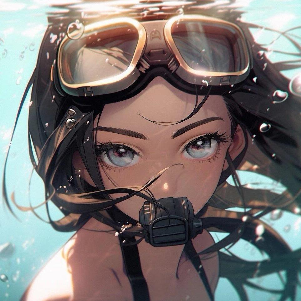 英雄，一个潜水员