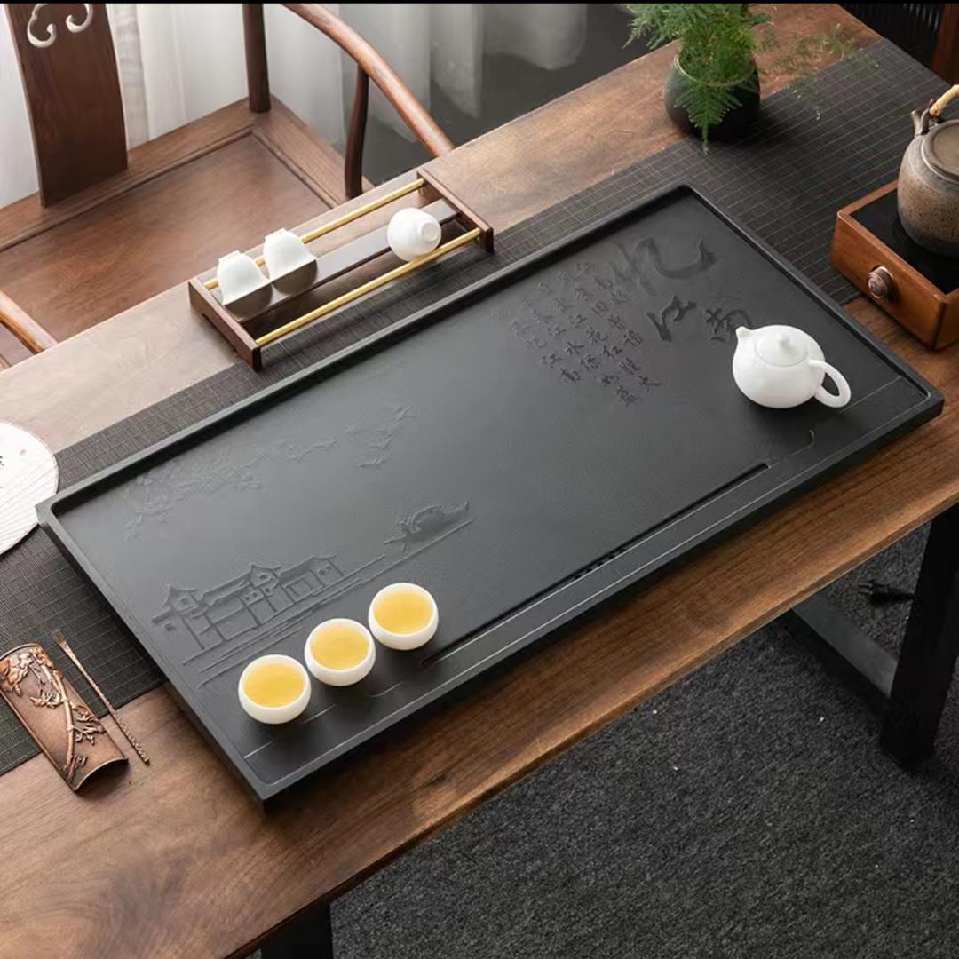 好石上茶盘
