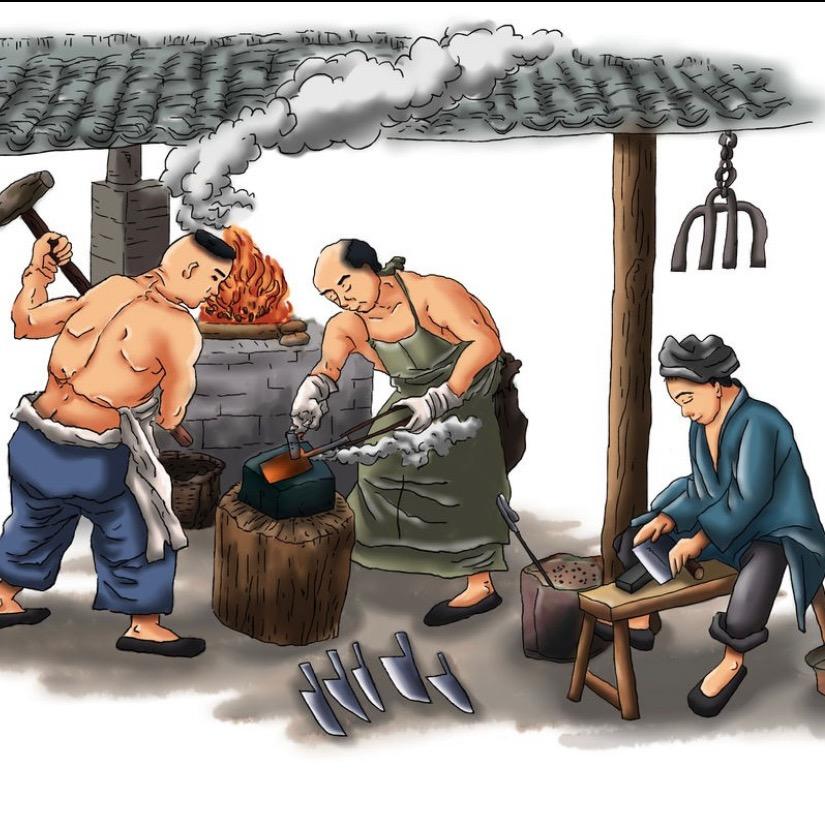 龙泉农具铁匠