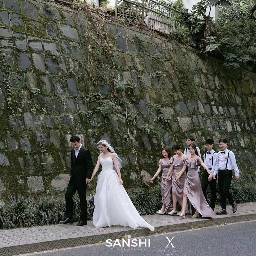 在内丘做婚纱的玲玲