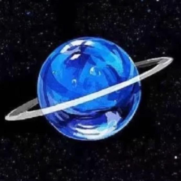 小行星手写贺卡