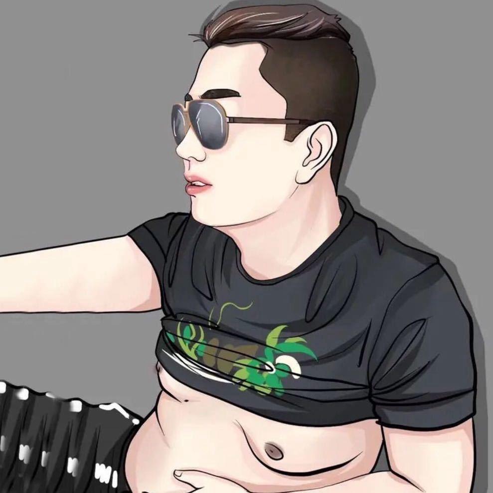 消失的腹肌